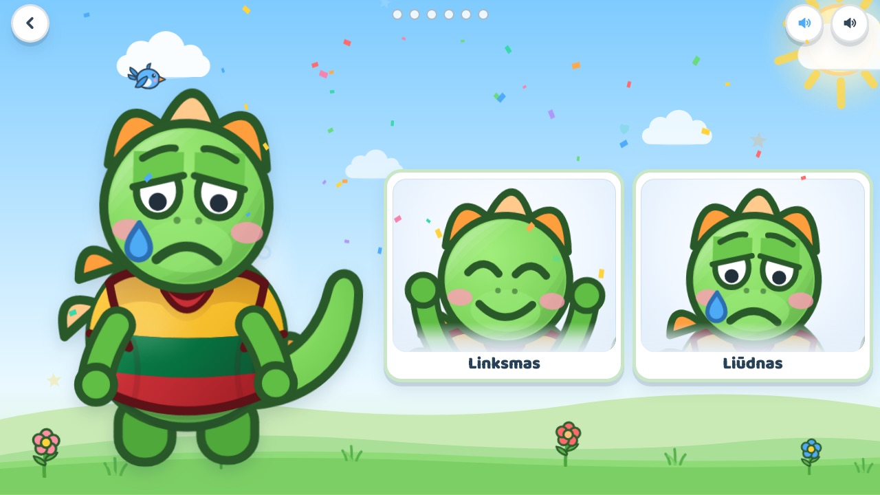 Žaidimas „Emocijos“ – atspėjama, kaip jaučiasi Dinas