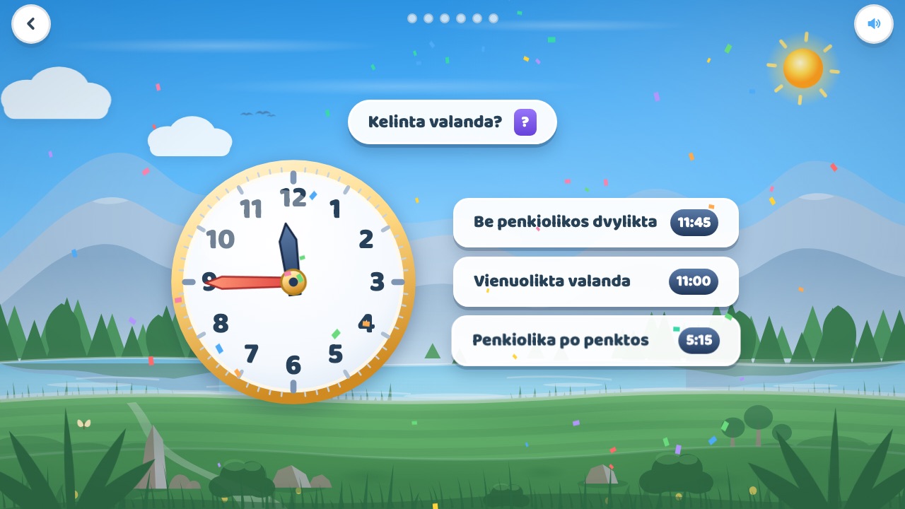 Žaidimas „Laikrodukas